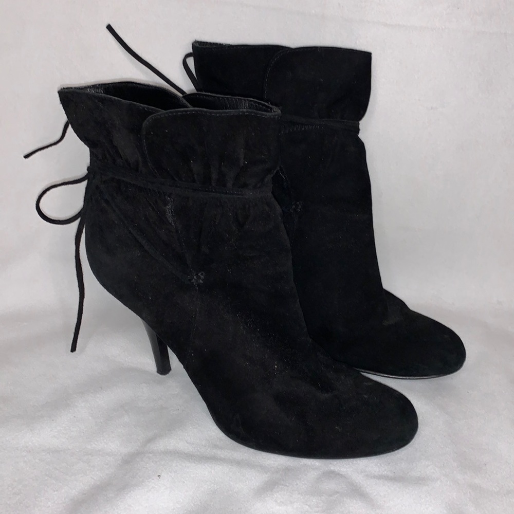 Calvin Klein Black Suede Bootie